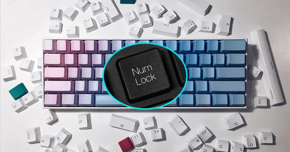 Using the numeric keys on the keyboard as a mouse