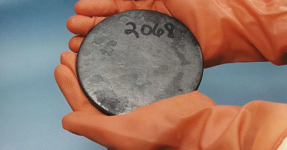 Uranium, the basic material for nuclear programs