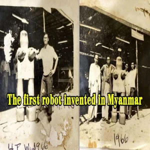 The first robot invented in Myanmar