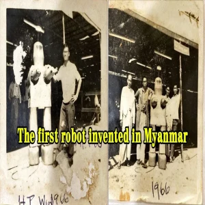 The first robot invented in Myanmar